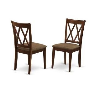 East West Furniture, Dining Chair-  Mahogany Color - 1 of 2