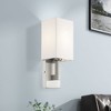 Livex Lighting Hollborn 1 - Light Wall Light in  Brushed Nickel - 3 of 4