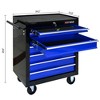 NicBex 7-Drawer Rolling Tool Chest Cabinet Mobile Tool Cart with Wheels and Storage for Garage and Warehouse - 2 of 4