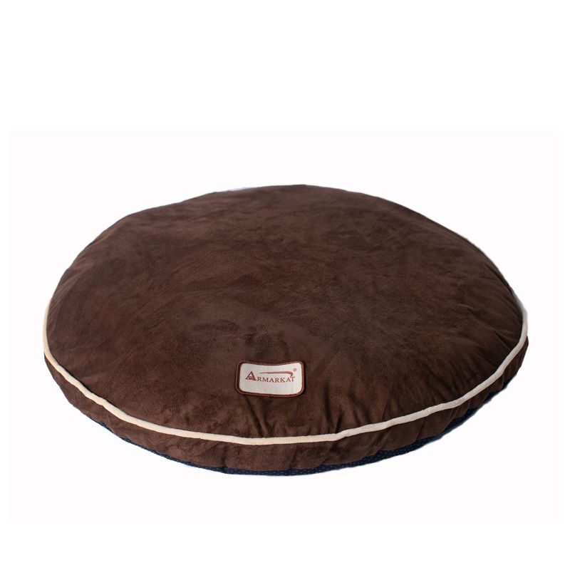 Armarkat Round Blanket Bed For Indoor Dogs Cats. Pet Bed Cushion House M04, 1 of 10