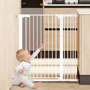 GOTGELIF Baby Safety Gate 42" Extra Tall 29.5-40.6" Wide Auto Close Pressure Mount Pet Gate - 1 of 4