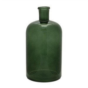 Matte Green Glass Bottle - 1 of 1