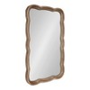 24" x 38" Hatherleigh Scallop Wood Wall Mirror Rustic Brown - Kate and Laurel - image 2 of 4