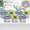 Big Dot of Happiness 90's Throwback DIY 1990s Party Clear Goodie Favor Bag Labels Candy Bags with Toppers Set of 24 - image 2 of 4