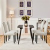 Yaheetech Set of 4 Modern Upholstered Dining Chairs for Living Room, Dining Room, Home, Kitchen - 2 of 4