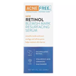 AcneFree Retinol Blemish Mark Resurfacing Face Serum - 1 fl oz