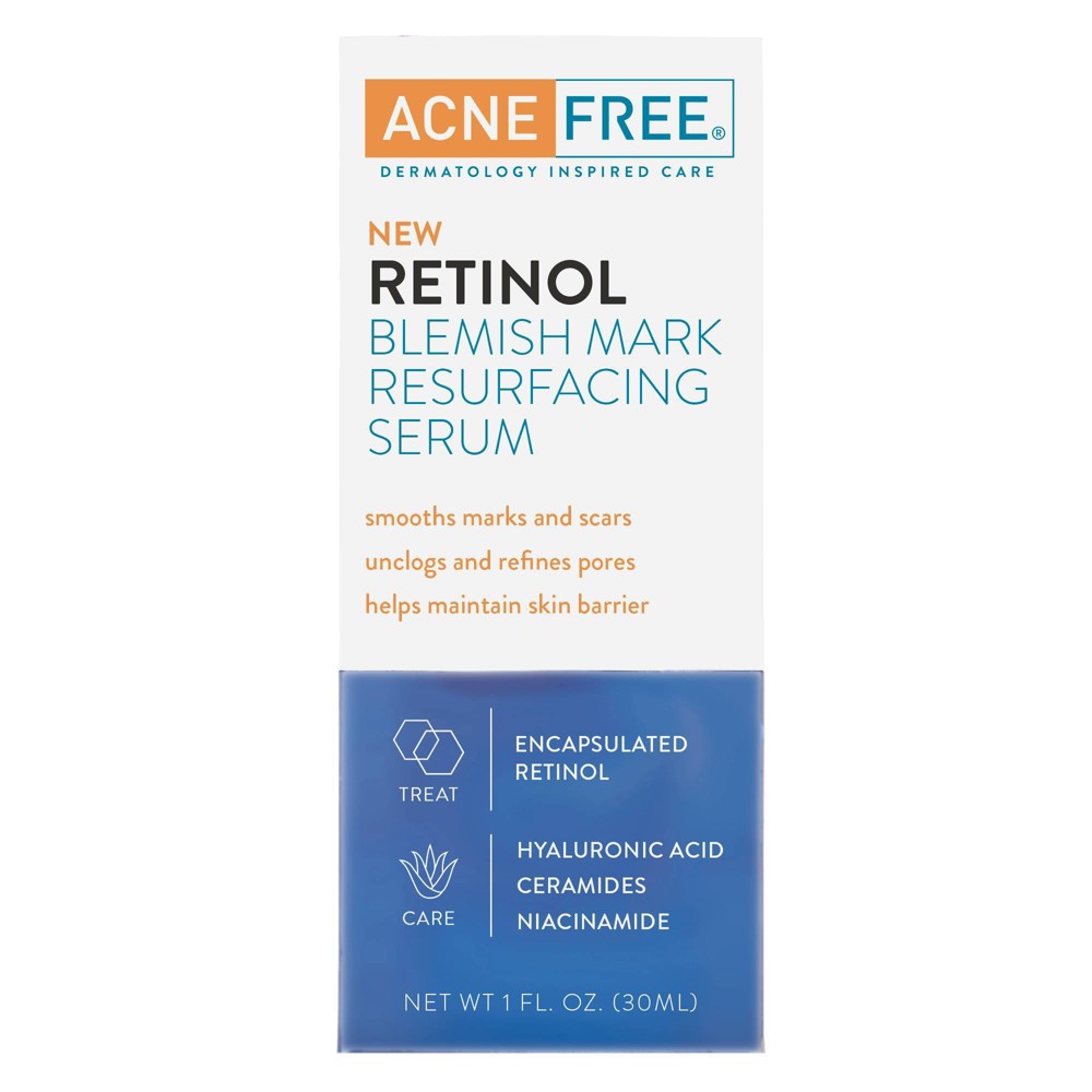 Photos - Cream / Lotion AcneFree Retinol Blemish Mark Resurfacing Face Serum - 1 fl oz