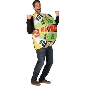 Imposta Costumes Adult the Price is Right the Big Wheel Costume Bodysuit Green One Size - 1 of 3