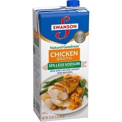 Swanson Gluten Free Low Sodium Chicken Broth - 32 fl oz