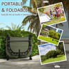 Vynxaria 180¡ã Adjustable Folding Camping Cot - Heavy Duty Portable Bed with Cushions & Headrest - 4 of 4