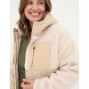FatFace Women's Plus Size Honey Fleece Quilted Jacket - 2 of 4