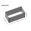 Miracle-Gro 4pc Rectangular Galvanized Steel Outdoor Garden Bed Silver 20"x40" - 3 of 4