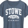 Women's - Instant Message - Stowe Vermont Short Sleeve Graphic T-Shirt - 2 of 4