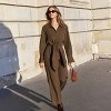 Women's Espresso Brown Cropped Top and Straight Leg Pants Set - Cupshe - 4 of 4