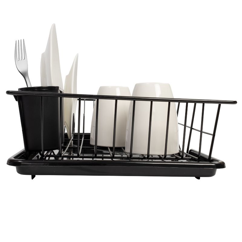 Steel 3-Piece Large Dish Drainer by Sweet Home Collection™, 3 of 6