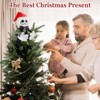 Aoibox Handmade Plush Jack Huggers Tree Topper 1 Piece Poseable Cotton Arms Halloween and Christmas Party Decor 11.8 in Height - 2 of 4