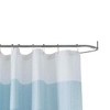 Olivia Gray Glamor Fade-resistant Striped Waffle Jacquard Shower Curtain 70" x 72" - image 3 of 4