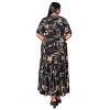 L I V D Women's Remi Camo Tiered Maxi Dress - 3 of 3