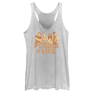 Women's Outer Banks Pogues 4 Life Racerback Tank Top - 1 of 4