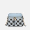 MKF Collection Suki Checkered Crossbody Bag by Mia K - Light Blue - 2 of 4
