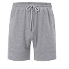 Men's 2-Piece Clothing Set Casual 1/4 Zip Short Sleeve Top And Drawstring Shorts Athletic Outfit - 3 of 4