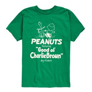Boys' - Peanuts - Good ol' Charlie Brown Short Sleeve Graphic T-Shirt - 1 of 4