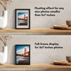 Americanflat Aluminum 5x7 Floating Picture Frame - Use as 4x6 Picture Frame or Display 5x7 Photo - Photo Frames for Wall Display - Black - 4 of 4