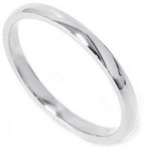 Pompeii3 2MM 14K Gold Wedding Band (White/Yellow/Rose) - 1 of 2
