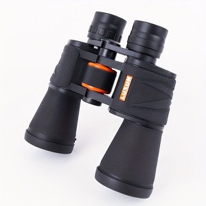 UBSSO 10x50 High-Definition Binoculars with FMC Multi-Layer Coating, Ideal for Bird Watching and Sports Events,Carrying Case, for Hunting, Orange - 1 of 4
