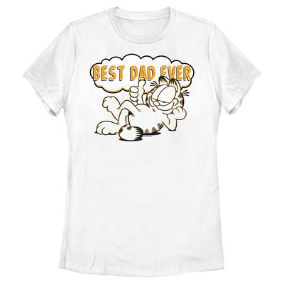 Women's Garfield Best Dad Ever T-Shirt