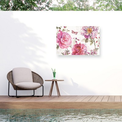 Lisa Audit Obviously Pink 18 Outdoor Canvas Art