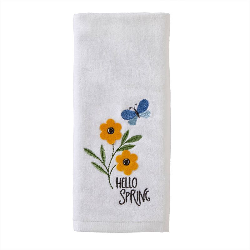 2pc Hello Spring Flowers Hand Towel Set - SKL Home, 3 of 9