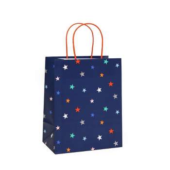 Cub Bag Stars with Silver Metallic Ink Navy Blue - Spritz™