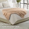 Lavish Home 60x70in Faux Fur Throw Blanket for Couch, Bed, or Chair - 4 of 4