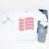 Simply Sage Market Hey Sugar Wavy Stacked Sweatshirt - 3 of 4