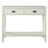 Goverton Sofa and Console Table White - Signature Design by Ashley: Vintage Entryway Storage with Shelves - 3 of 4