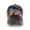 Alilang Embroidered American Eagle Baseball Cap with Patriotic Flag Design - 4 of 4