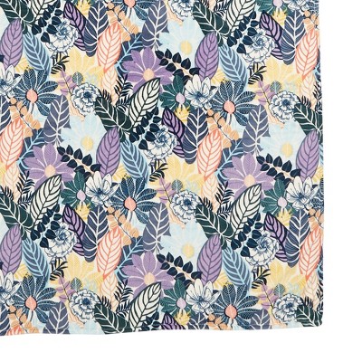 Palm Floral Lightweight Fleece Throw Blanket