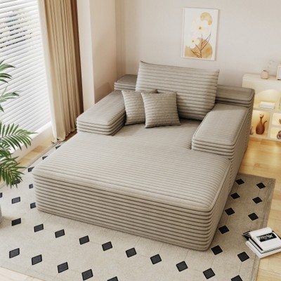 Lounge Chair Indoor, Oversized Upholstered Sofa Bed, Sleeper Couch Reading Chairs, Cloud Sofas Couches for Living Room or Bedroom-Maison Boucle