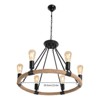 YIYIBYUS 6/8 Head Chandelier Light Fixtures Ceiling Mount Pendant Light - 4 of 4