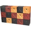 VintiquewiseWooden Stackable Treasure Chest Cargo Crate Style, Light Brown - 4 of 4