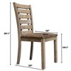 TiramisuBest 2-Piece Swivel Bar Stools, AdjusTable Upholstered with Woven Back & Footrest, Silver Chrome for Kitchen Island - 3 of 4