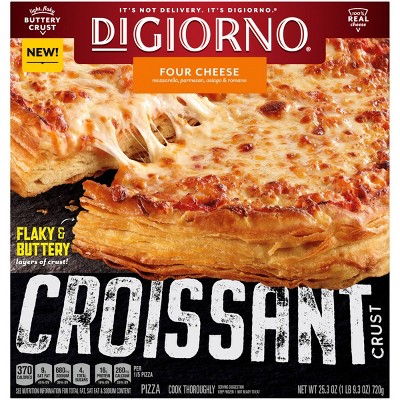 DiGiorno Croissant Crust Four Cheese Frozen Pizza - 25.3oz
