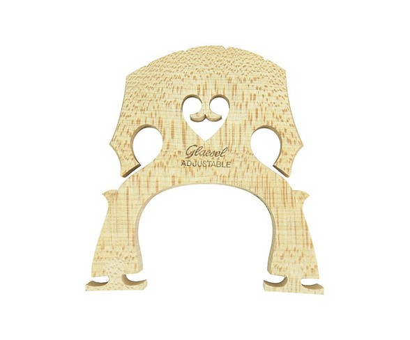 Glaesel Self-Adjusting 3/4 Cello Bridge Medium