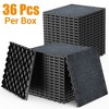 36-Pack 12inch Carpet Interlocking Deck Tiles, Dark Gray, Indoor & Outdoor - Chic Crate - 3 of 4