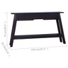 vidaXL Console Table Side Hall Accent Table under Mirror Solid Mahogany Wood - 2 of 4