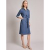 Plus Pocket Tie Dress - 2 of 3