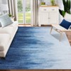 8x10FT Modern Washable Area Rug for Living Room, Abstract Floor Rug with Non Slip Backing, Low Pile Stain Resistant Indoor Carpet for Dorm - 2 of 4