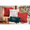 tagltd 12" x 24" Mistletoe Kisses Throw Pillow - 2 of 2