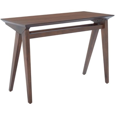 Asymmetrical A-Frame Walnut Writing Desk - 46"